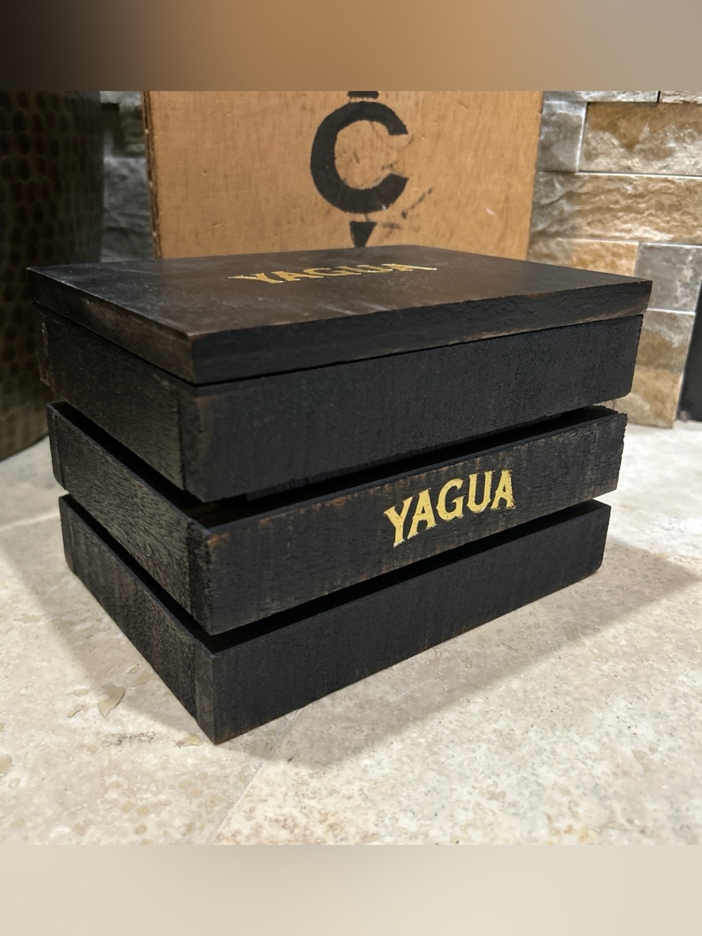JC Newman Yagua Empty Wooden Cigar Box Crate